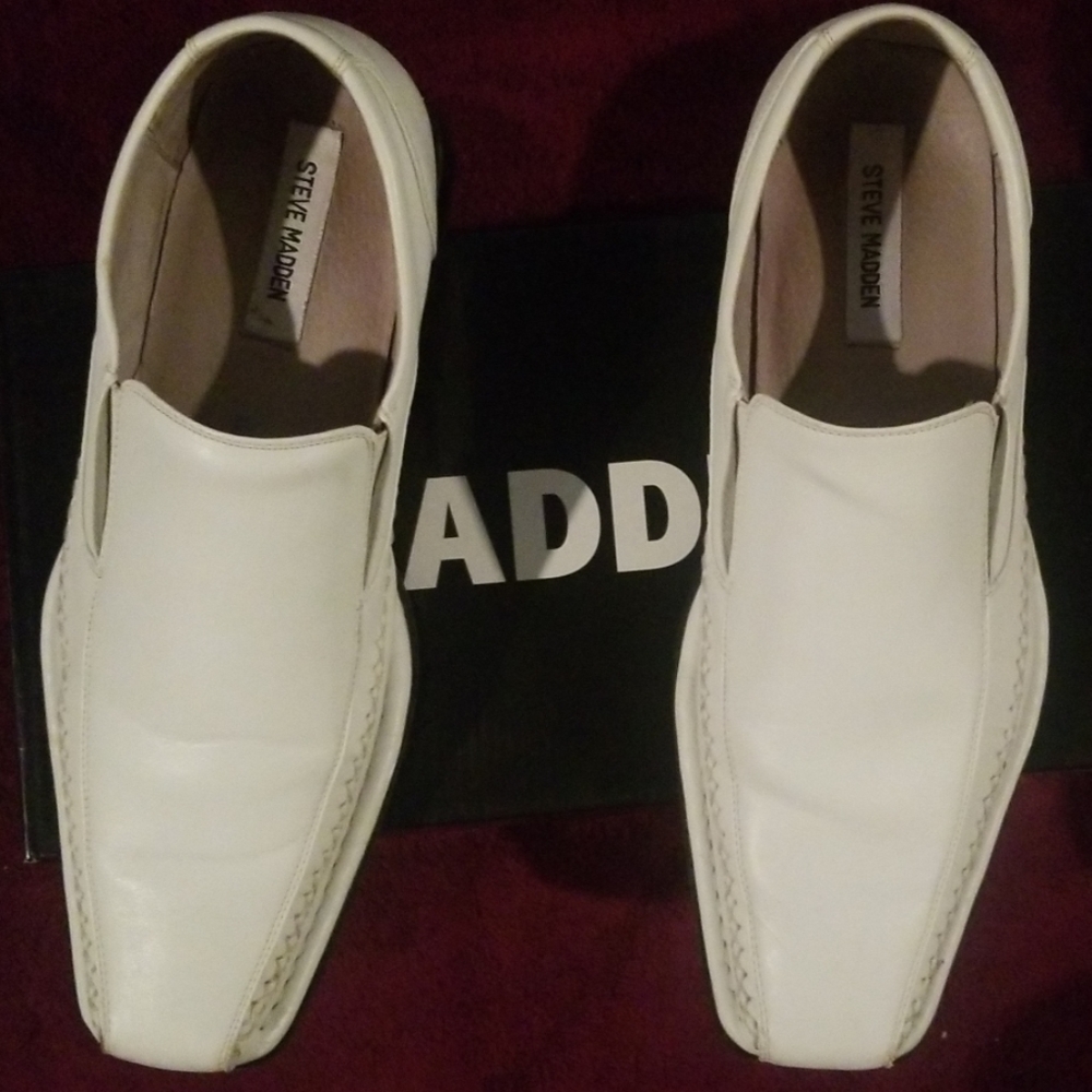 Steven Madden White Men's Shoes